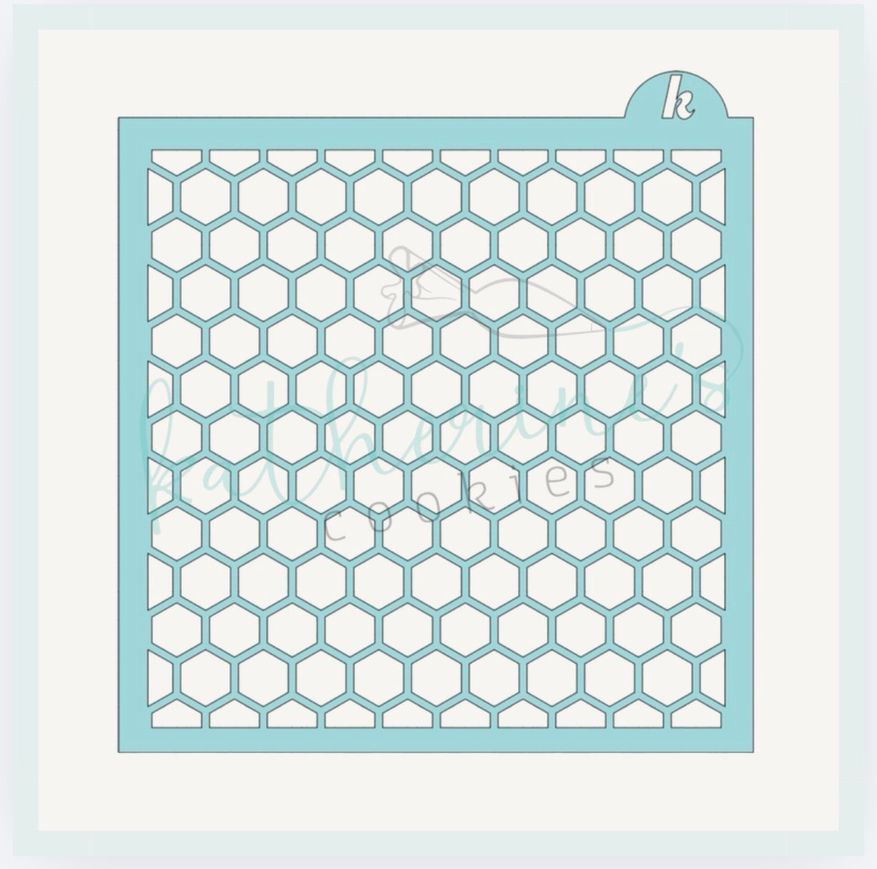 Honeycomb Pattern Cookie Stencil