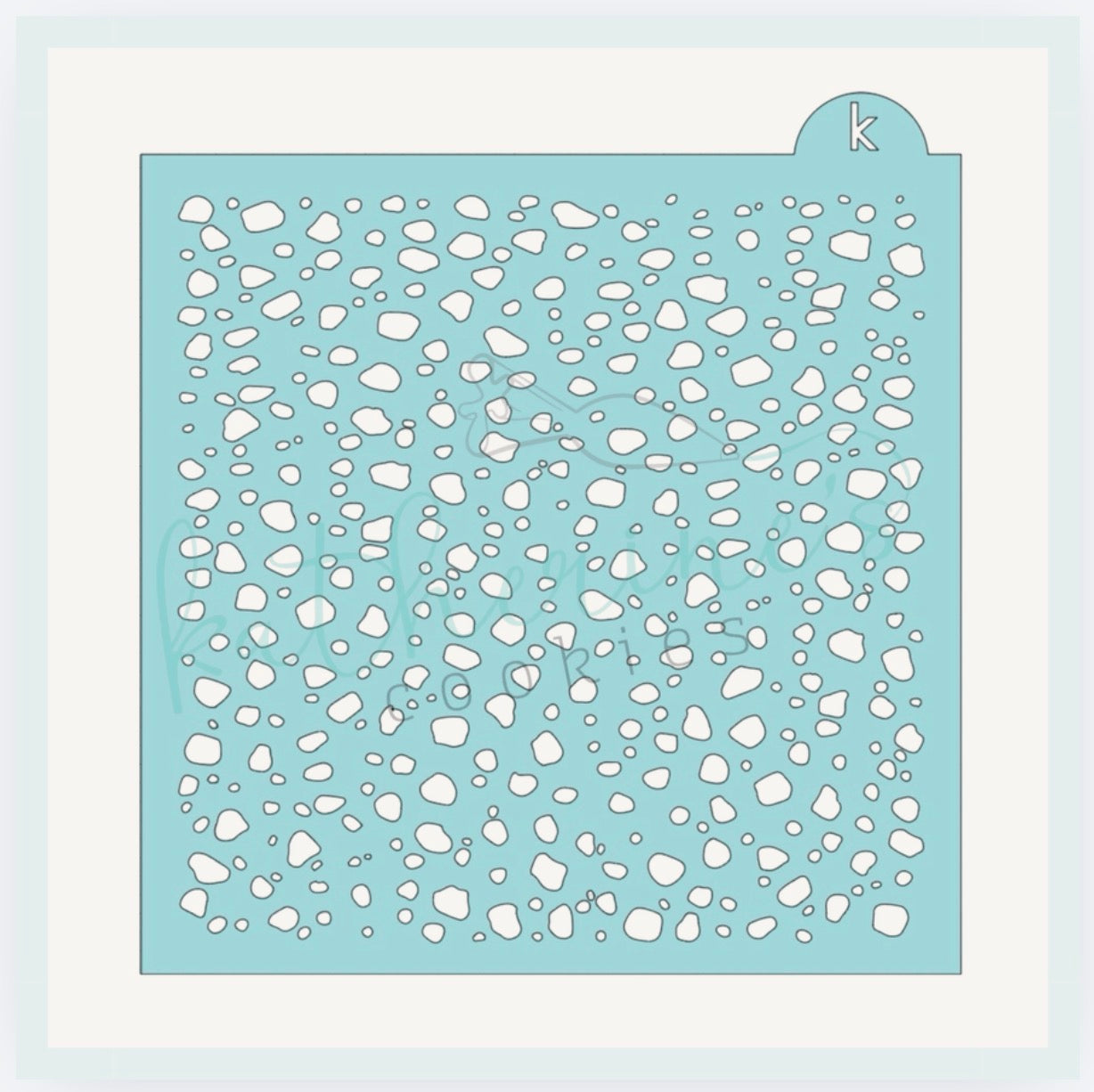 Dalmatian Print Cookie Stencil