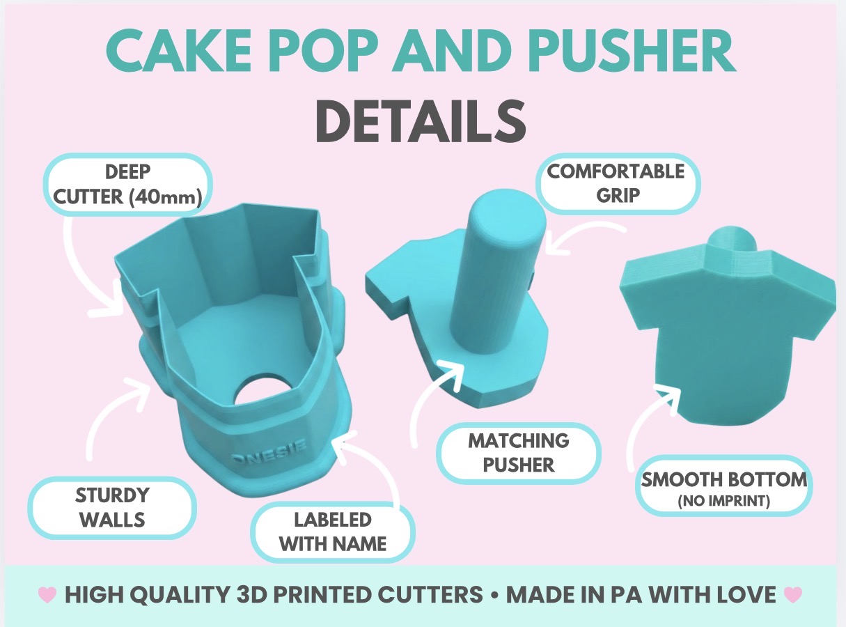 Baby Set - Cake Pop Cutters and Pushers