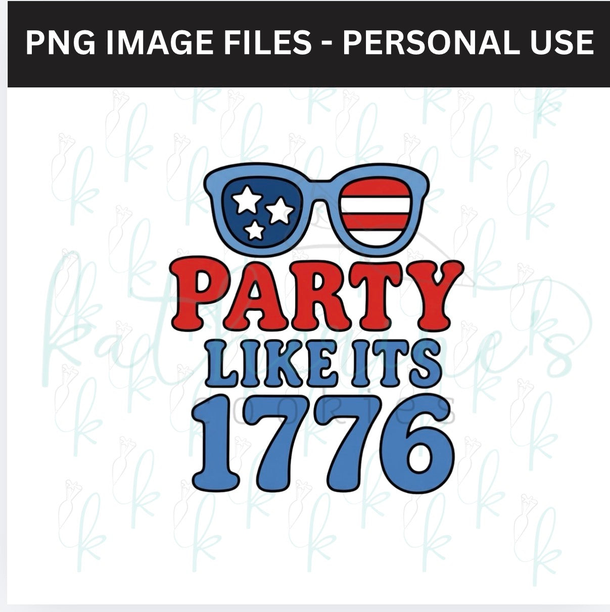 Party Like it’s 1776 PNG Image