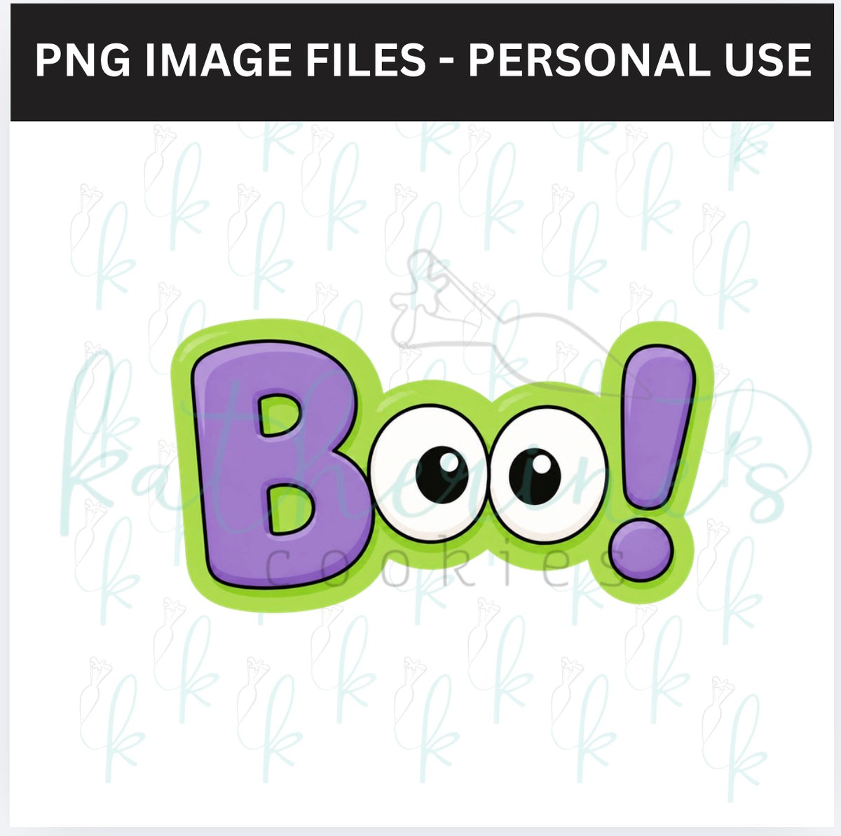 Boo! Plaque PNG Image