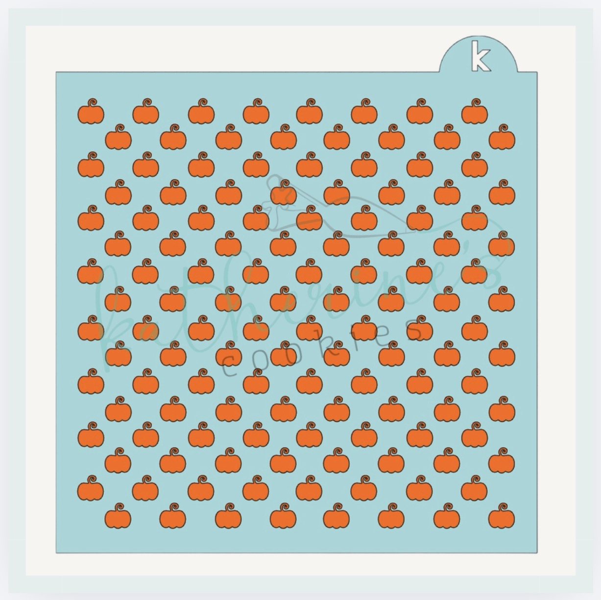 Pumpkins Cookie Stencil