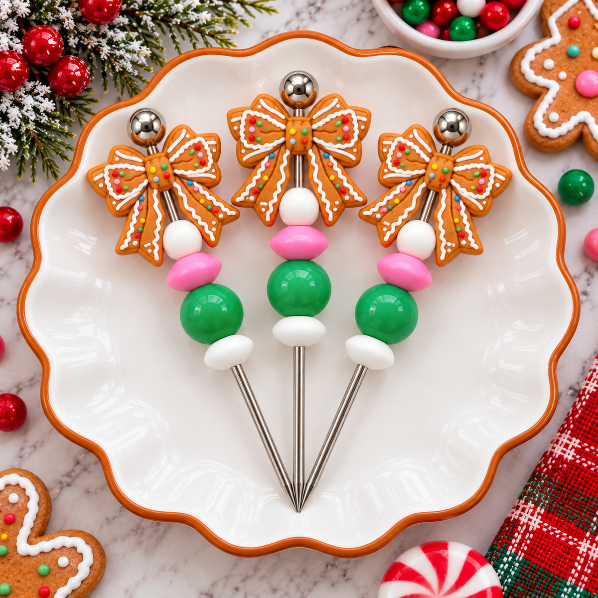 Gingerbread Bow Cookie Scribe