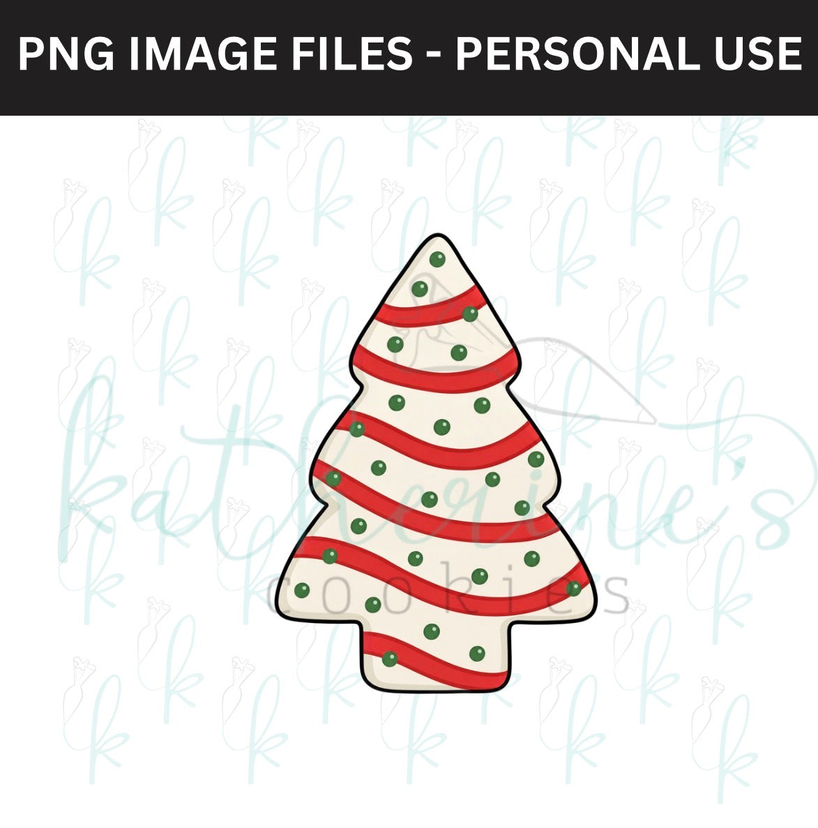 Christmas Tree Cake PNG Image