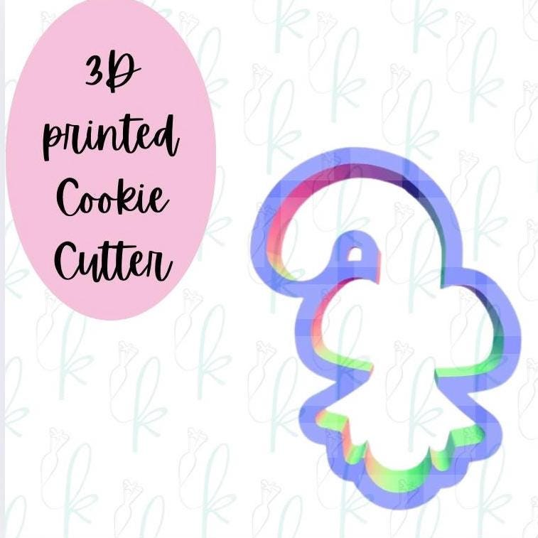 Candy Cane with Bow Cookie Cutter