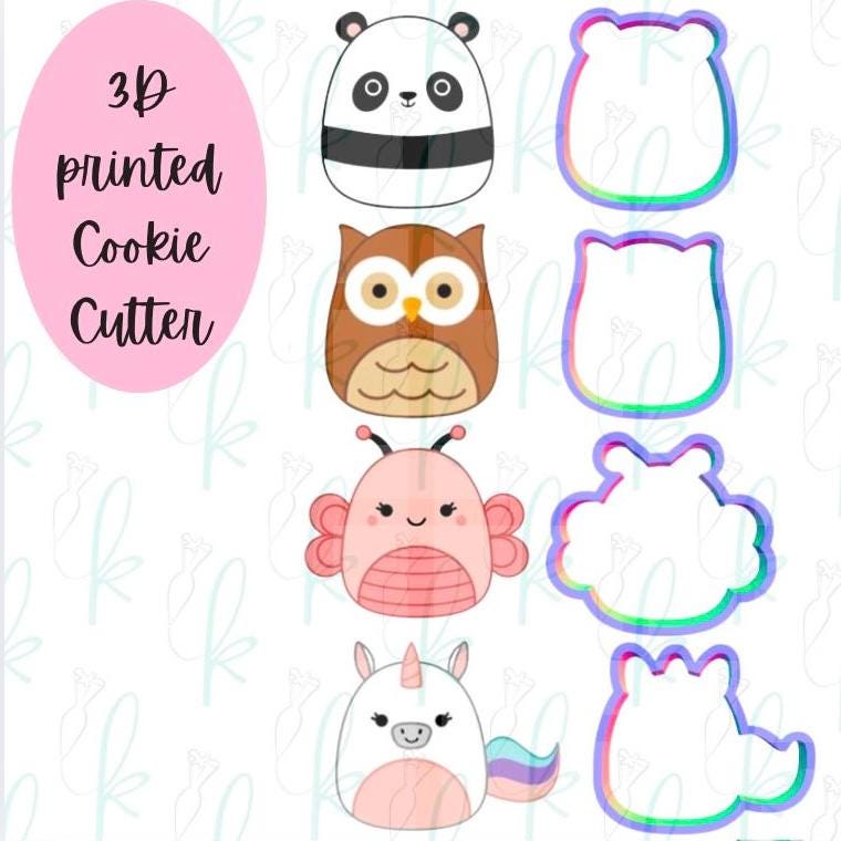 Squishy Plushes Cookie Cutters