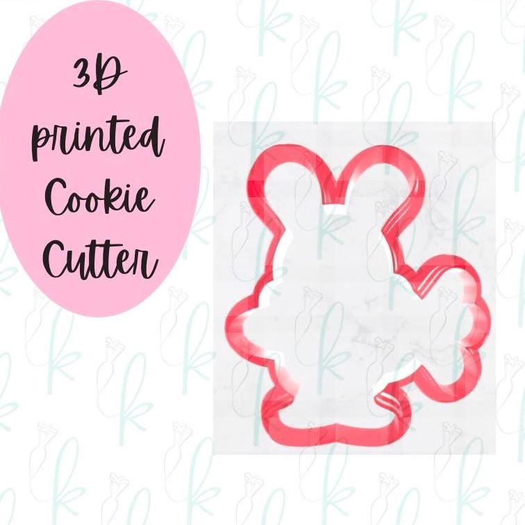 Standing Bunny Carrot Plaque Cookie Cutter
