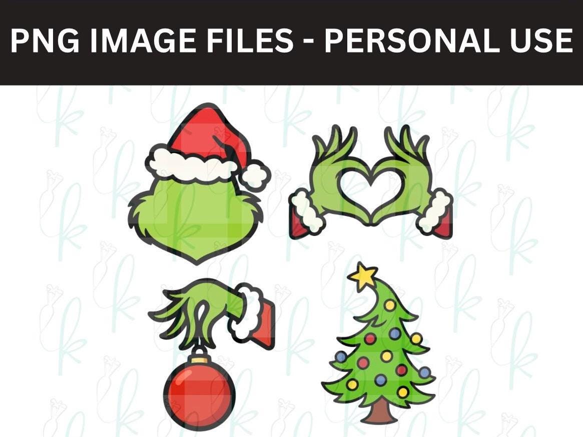 Green Christmas PNG Images