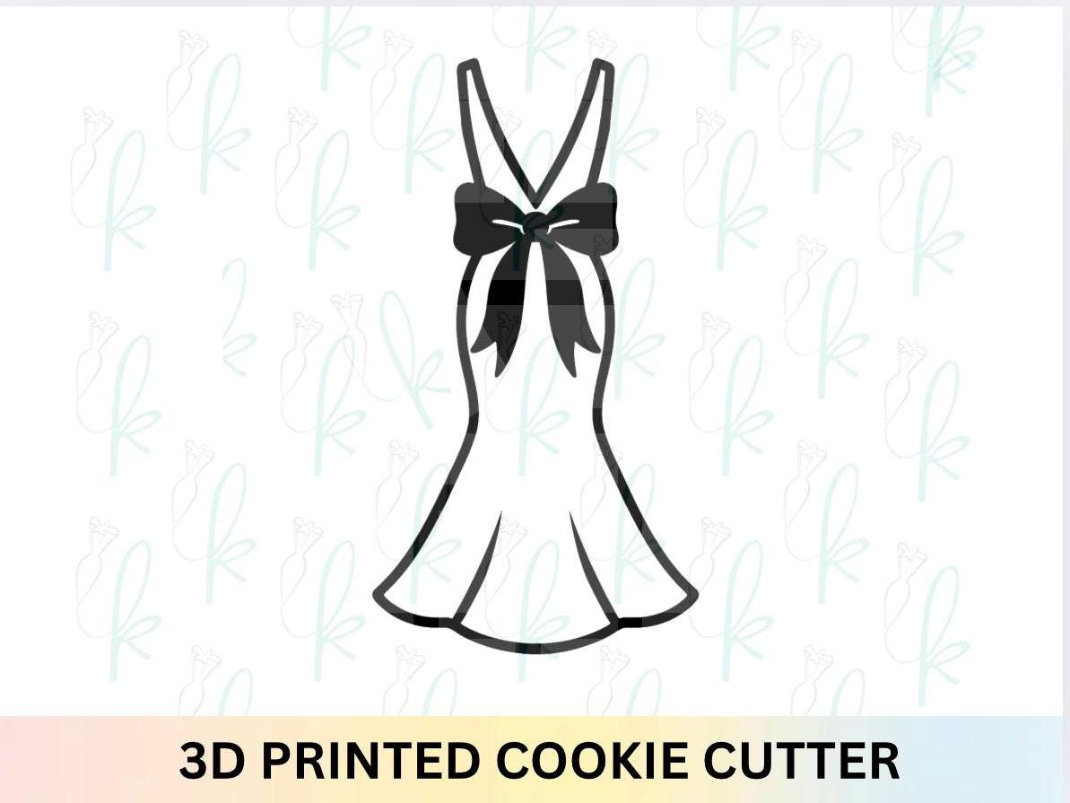 Bow Wedding Dress Cookie Cutter