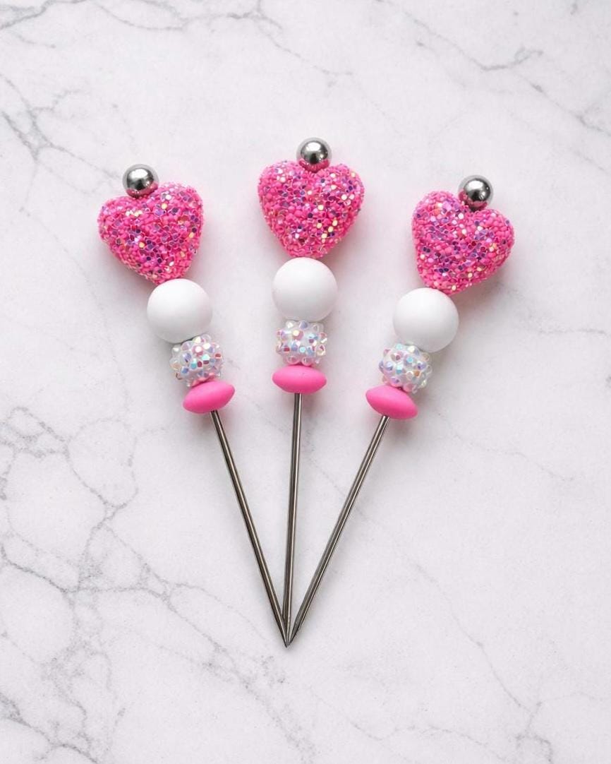 Chunky Glitter Heart Cookie Scribes