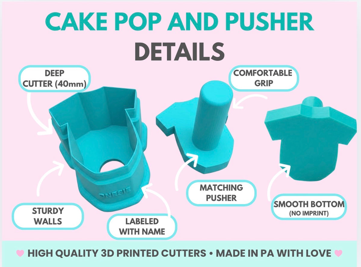 School Set - Cake Pop Cutters and Pushers