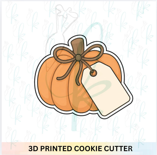 Pumpkin Gift Tag Cookie Cutter