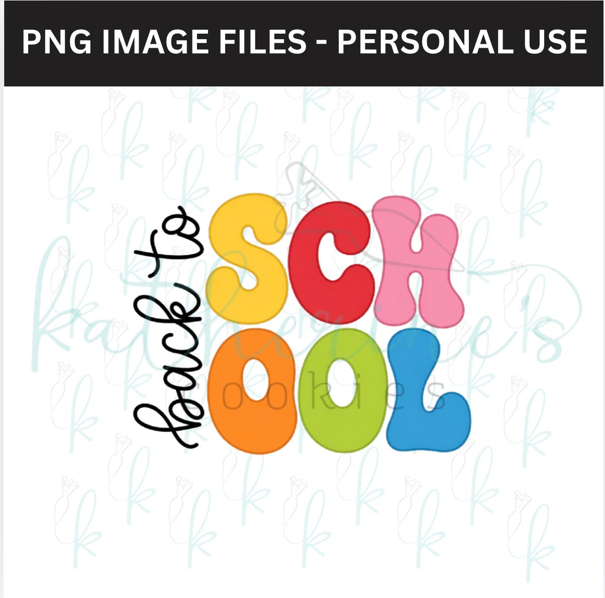 Retro Back to School PNG Image