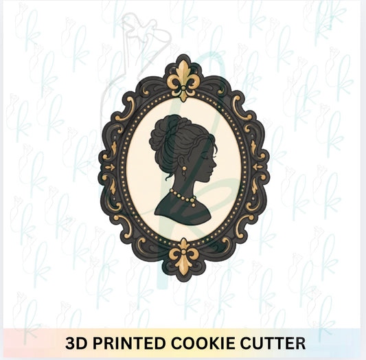 Regal Cameo Plaque Cookie Cutter
