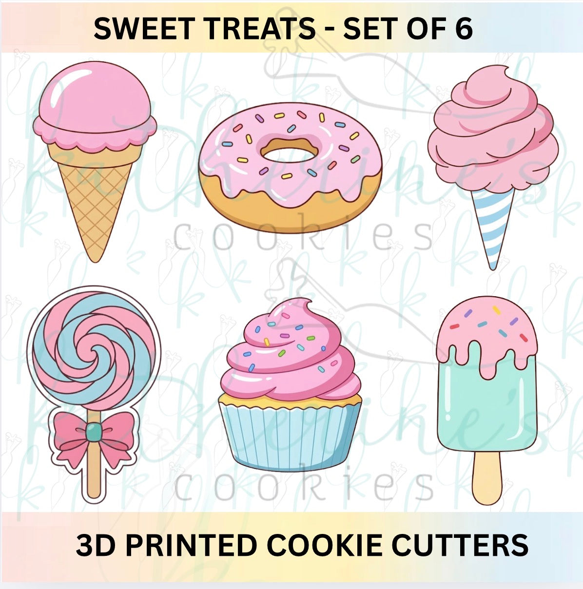 Sweet Treats Set of 6 Cookie Cutters