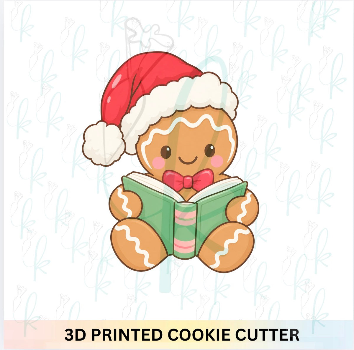 Gingerbread with Book Cookie Cutter