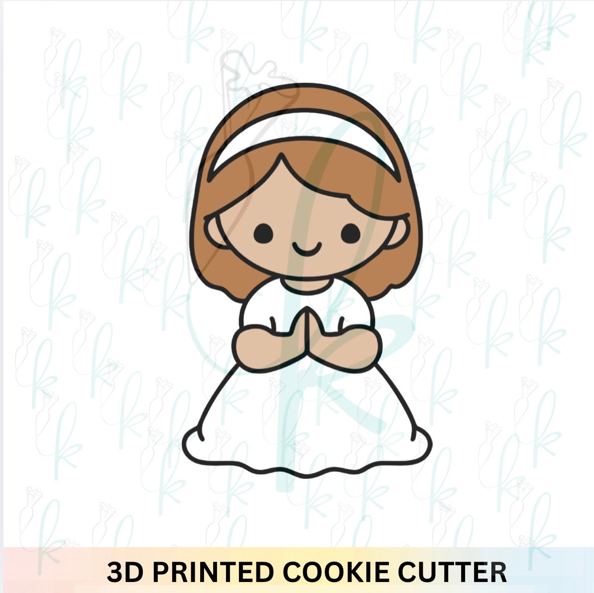Praying Girl Cookie Cutter