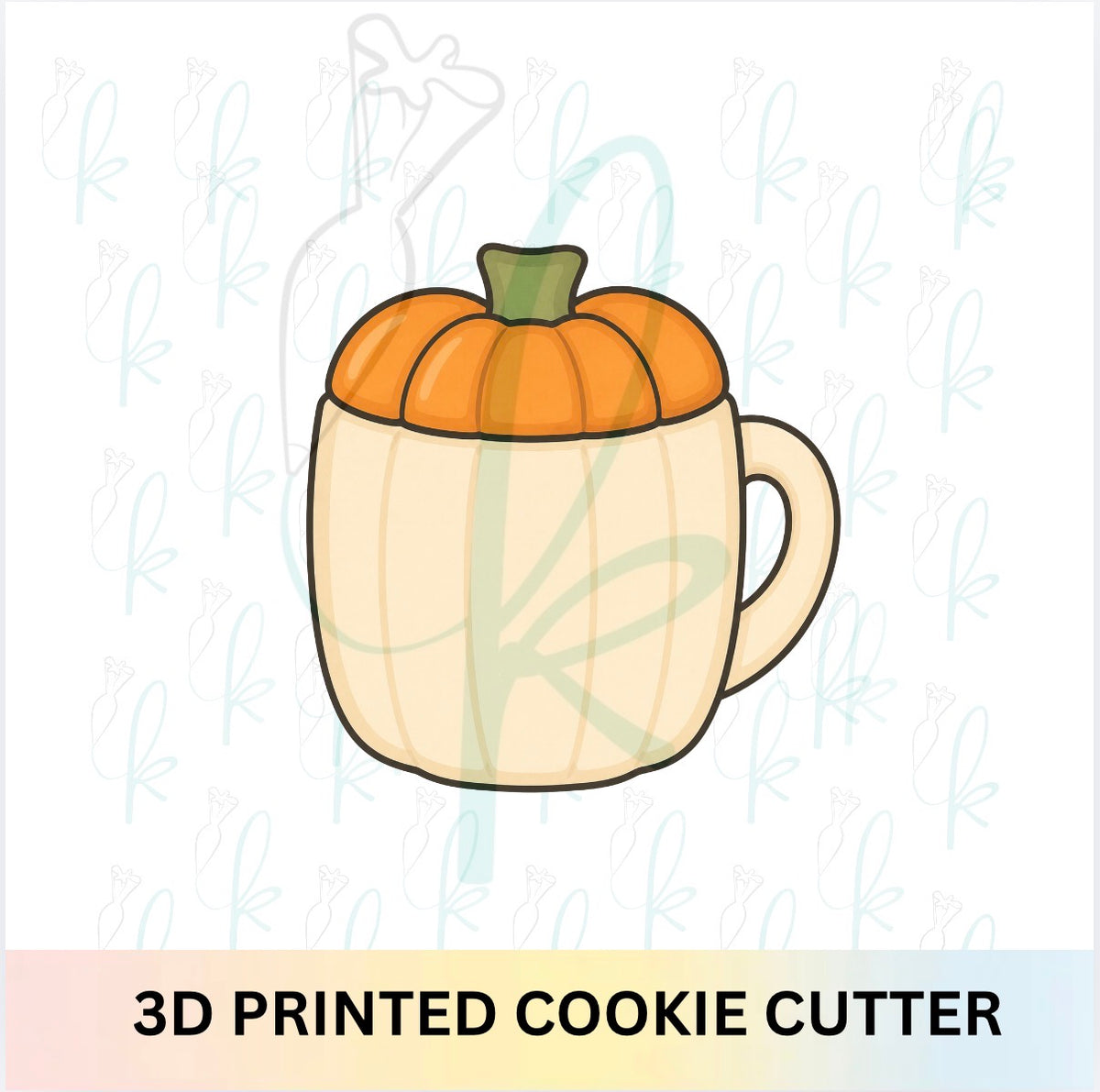 Cozy Fall Pumpkin Mug Cookie Cutter