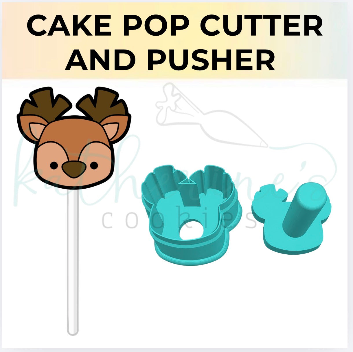Reindeer - Cake Pop Cutter and Pusher