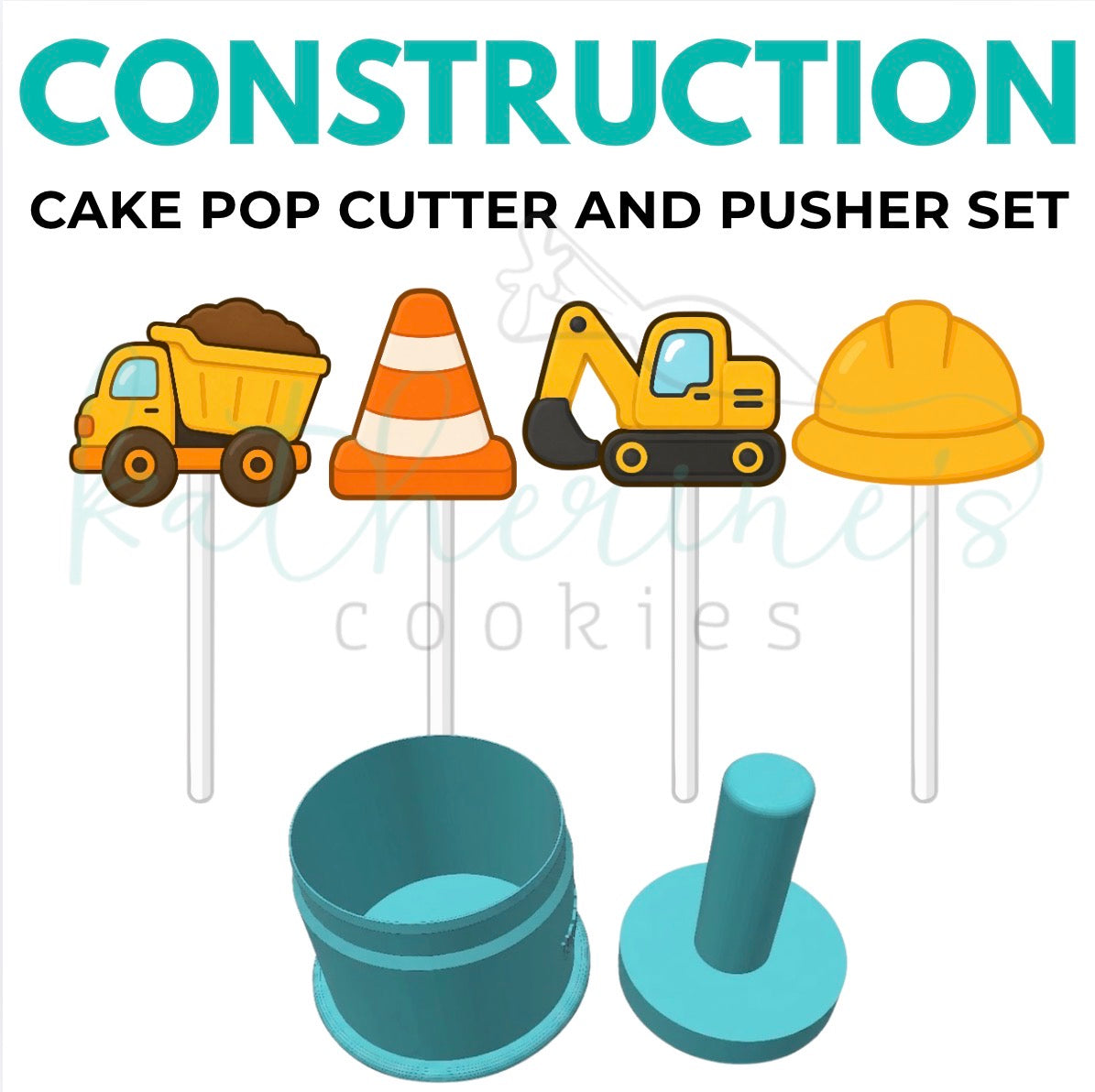 Construction Set - Cake Pop Cutters and Pushers