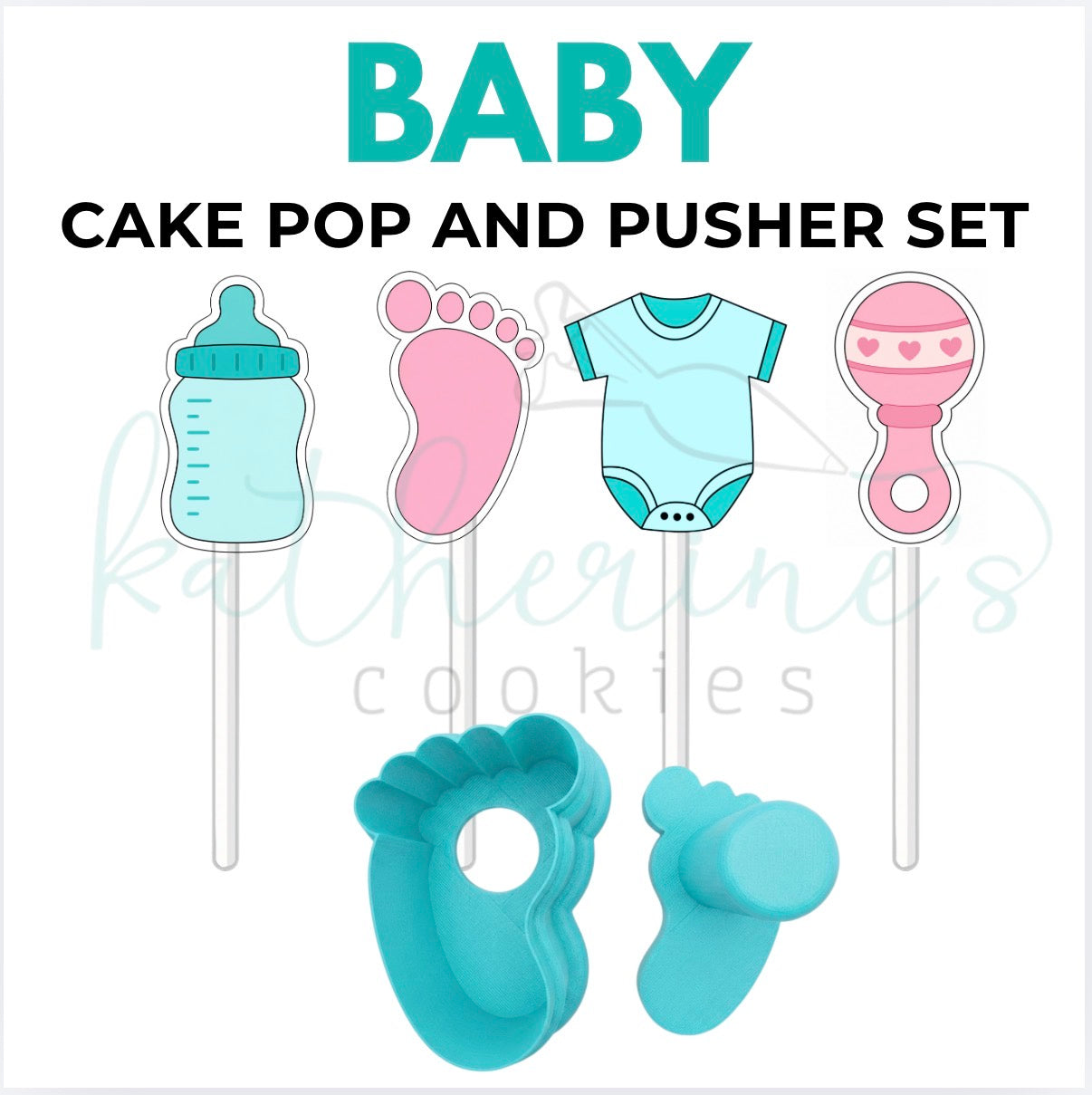 Baby Set - Cake Pop Cutters and Pushers