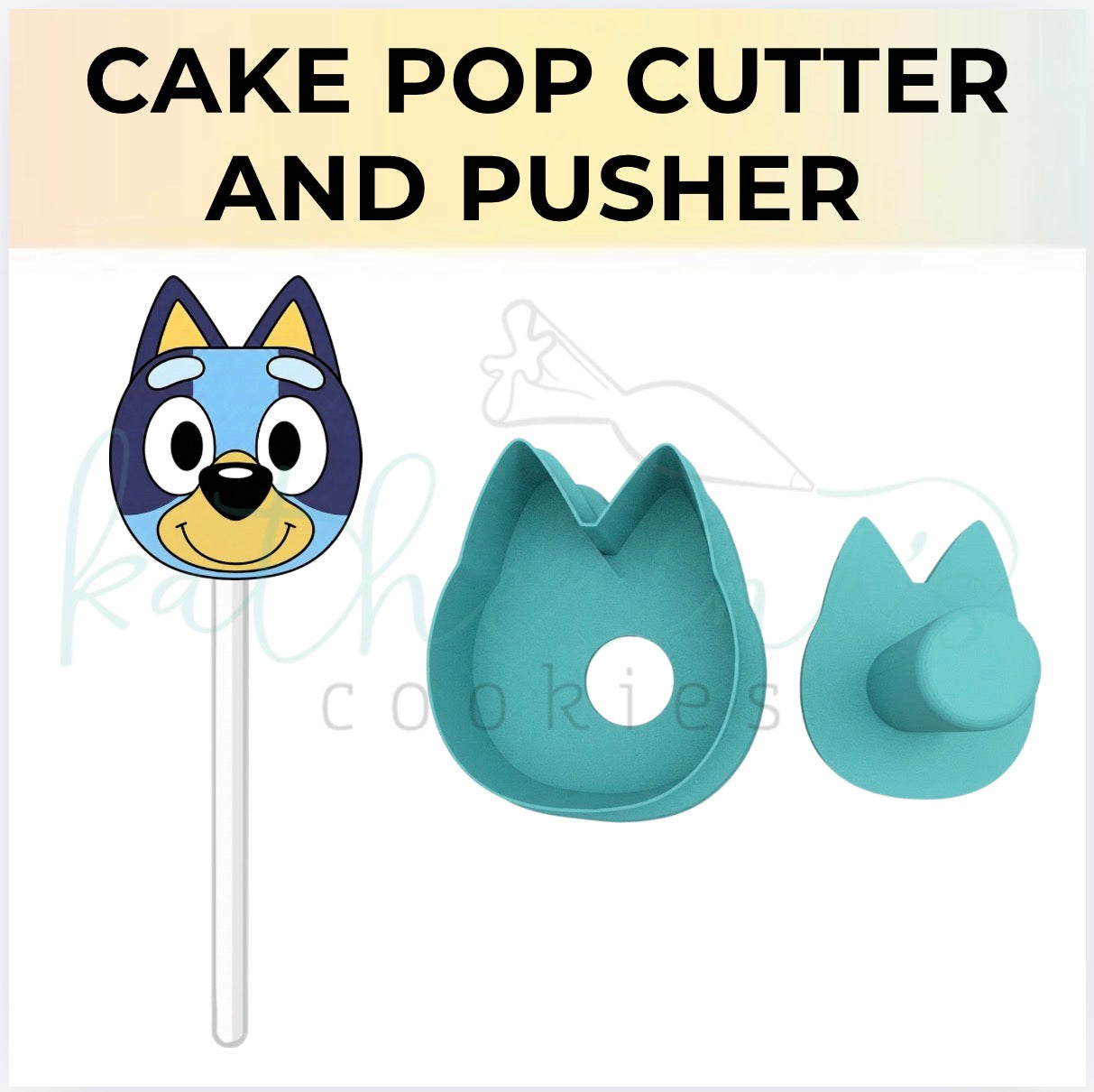 Blue Dog - Cake Pop Cutter and Pusher