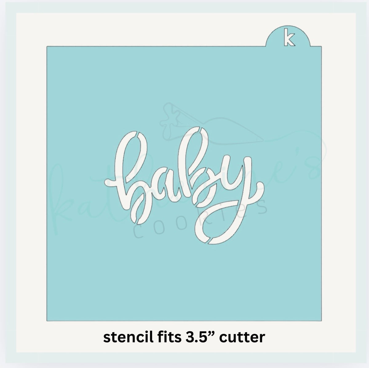 Baby Plaque Cookie Cutter