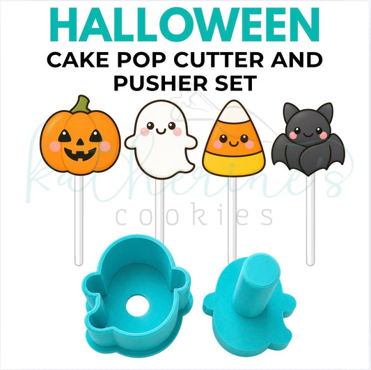 Halloween Set - Cake Pop Cutters and Pushers