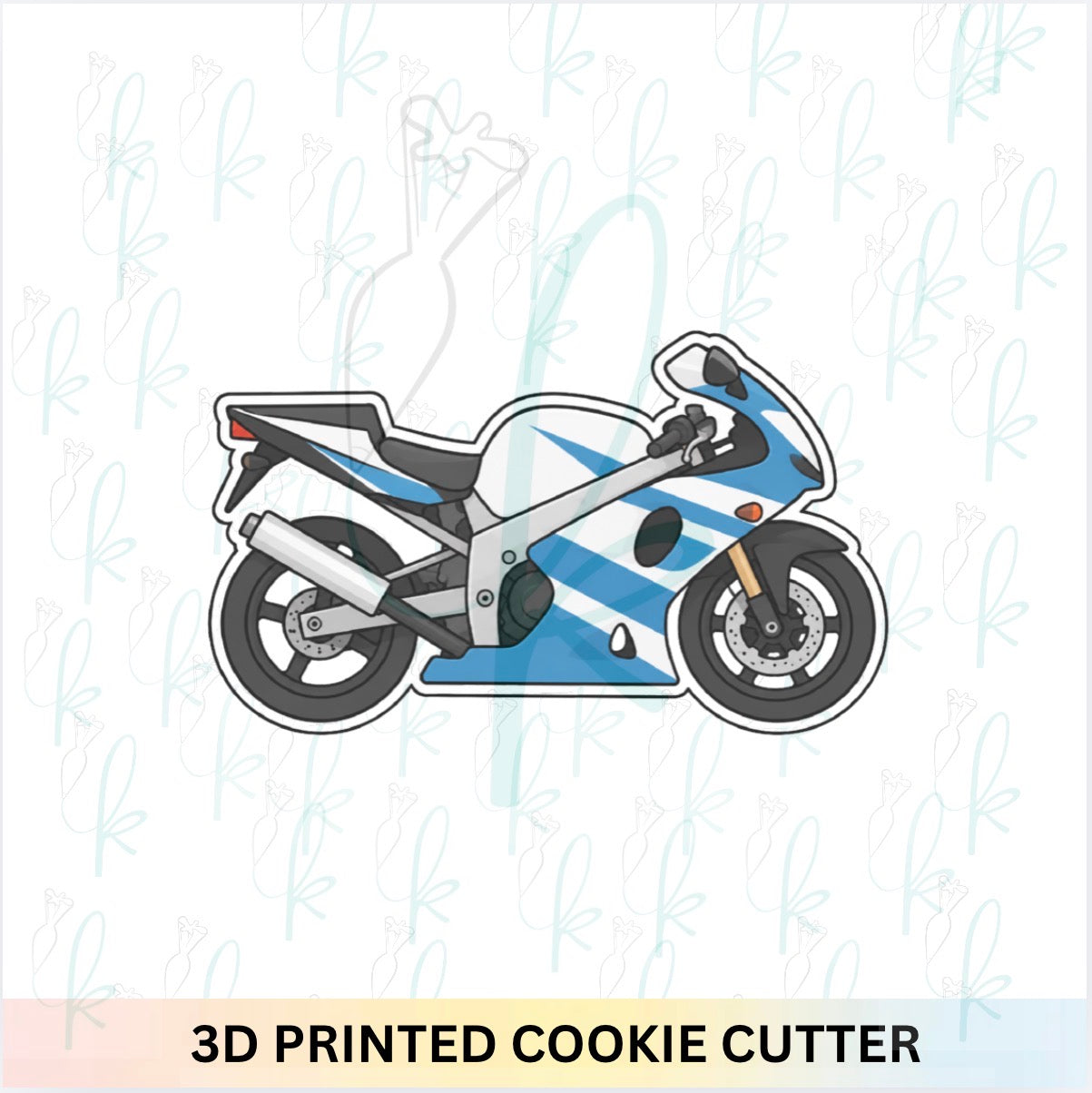 Motor Bike Cookie Cutter