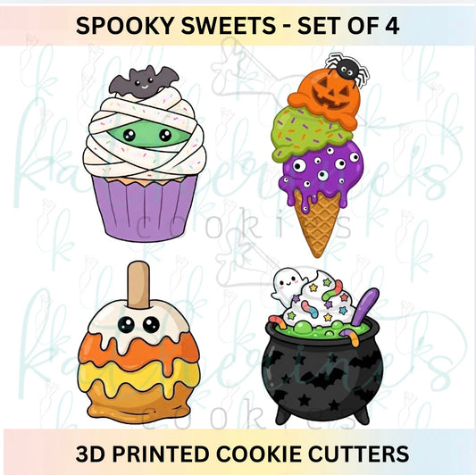 Spooky Sweets - Set of 4 Cookie Cutters
