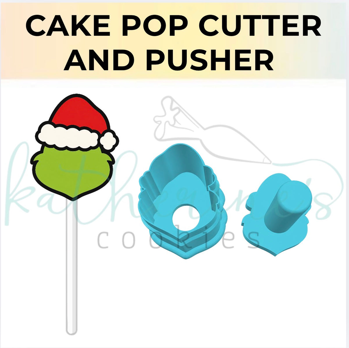Green Santa - Cake Pop Cutter and Pusher
