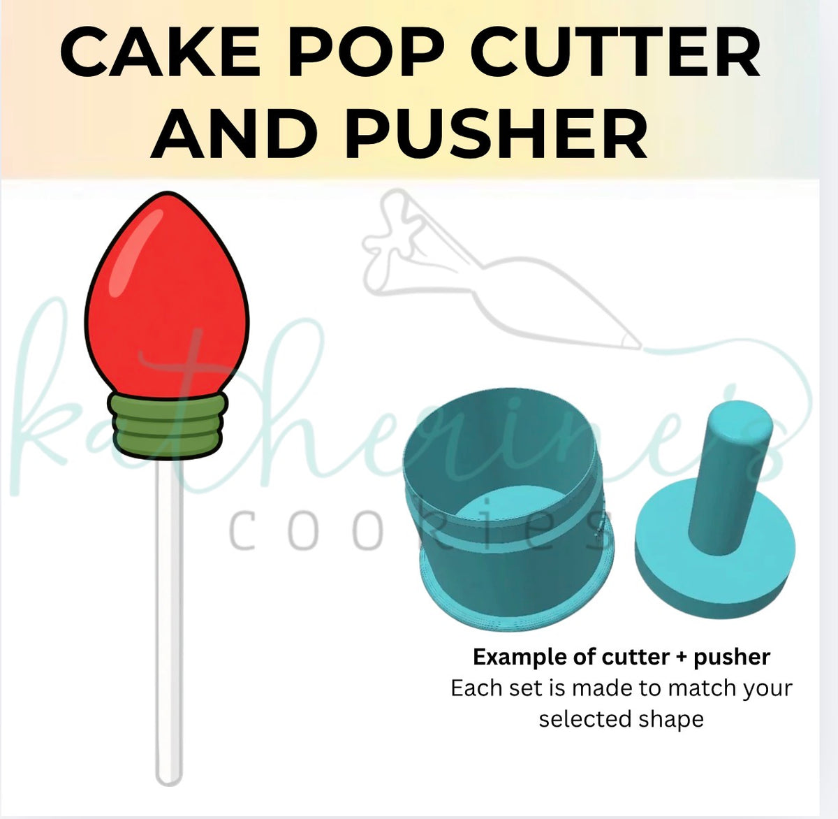 Christmas Light - Cake Pop Cutter and Pusher