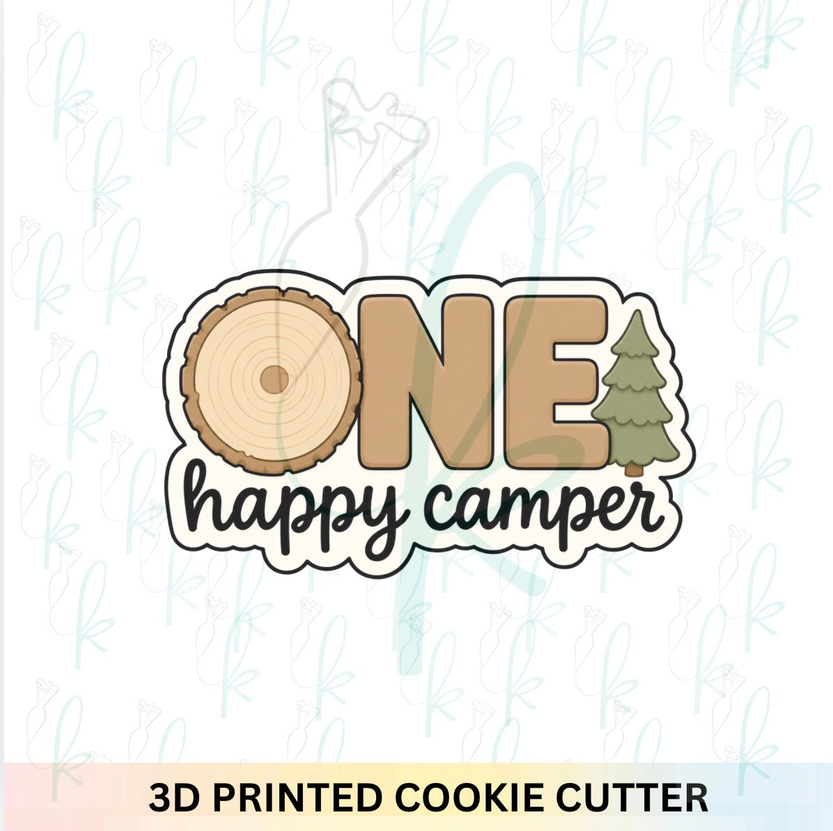 One Happy Camper Cookie Cutter