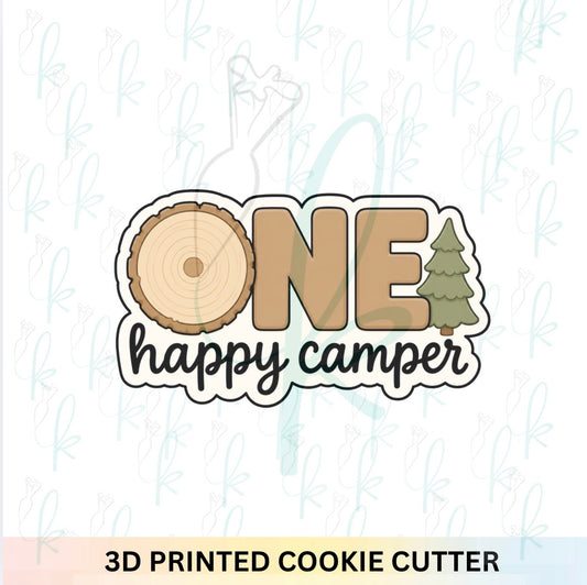 One Happy Camper Cookie Cutter