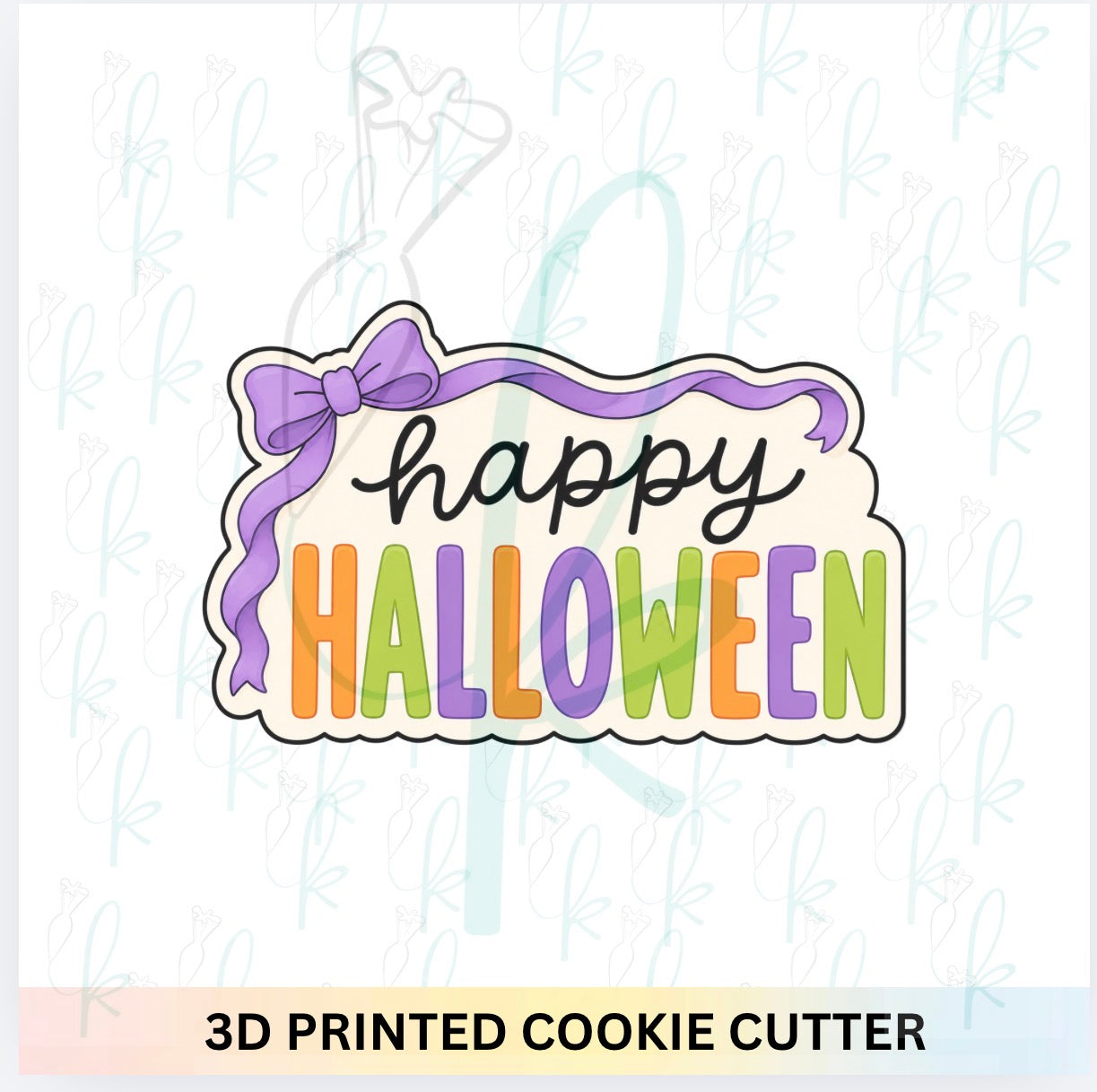Coquette Happy Halloween Cookie Cutter