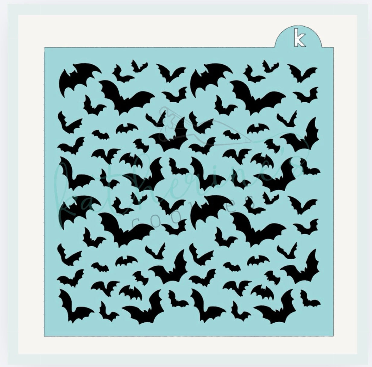 Bats Cookie Stencil