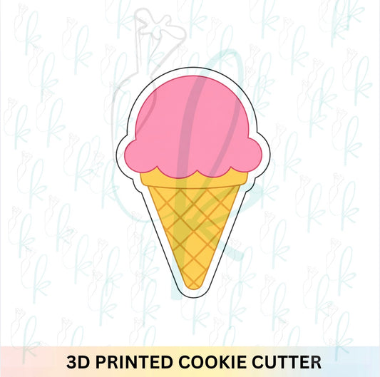 Ice Cream Cone Cookie Cutter