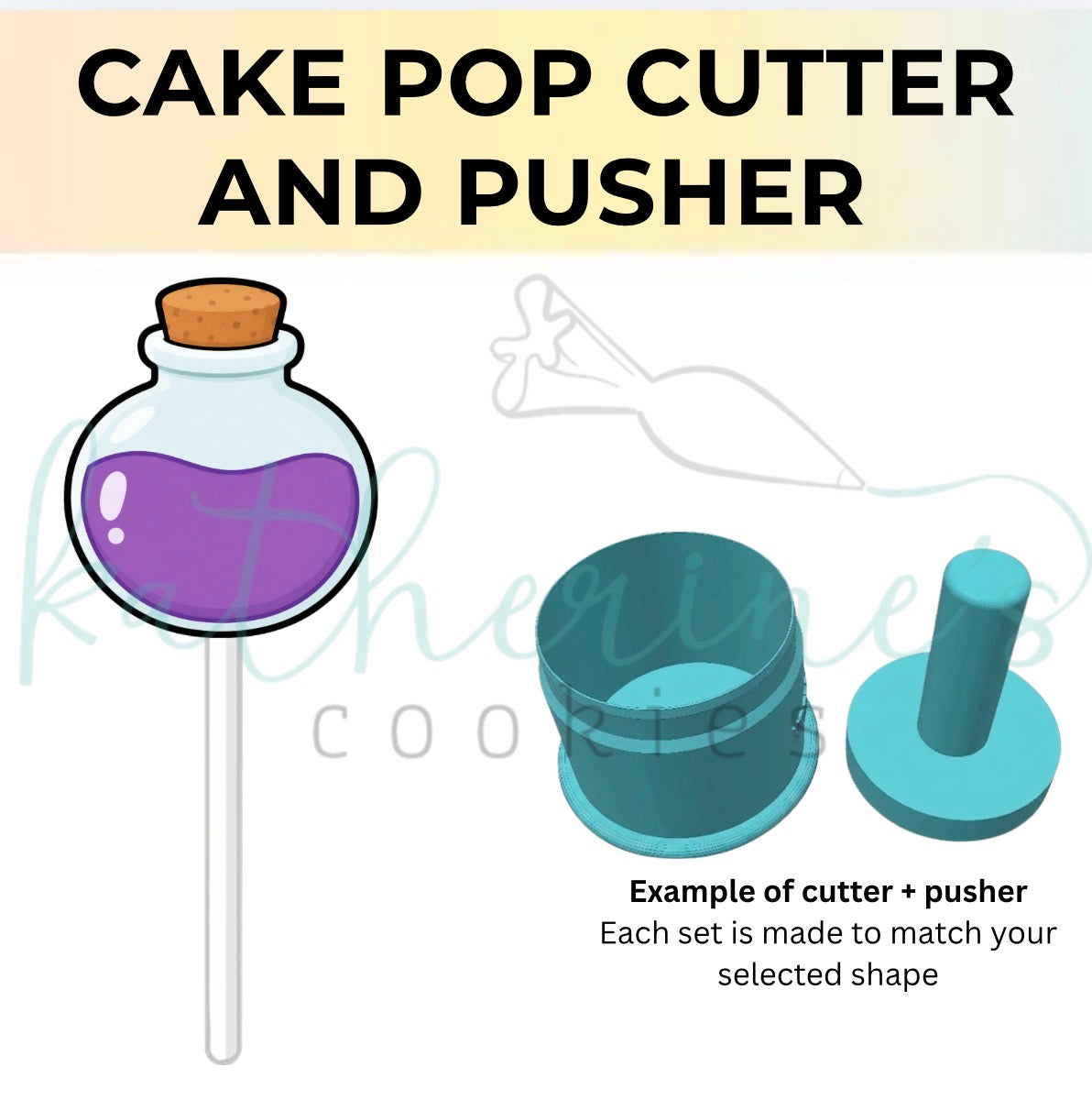 Potion Bottle - Cake Pop Cutter and Pusher
