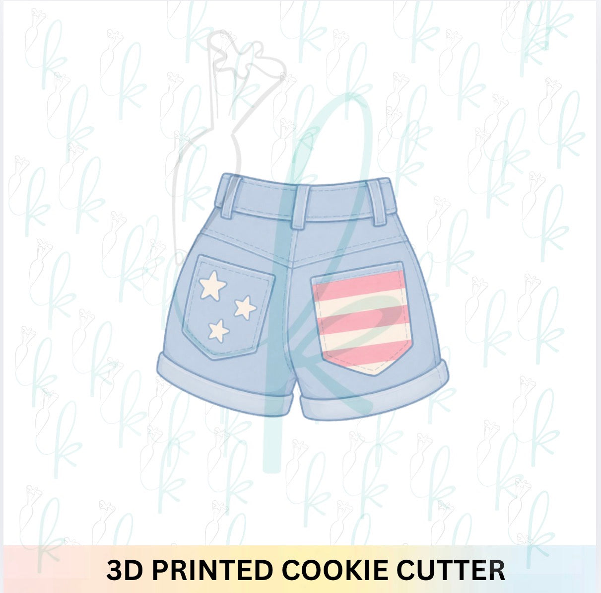 Denim Shorts Cookie Cutter