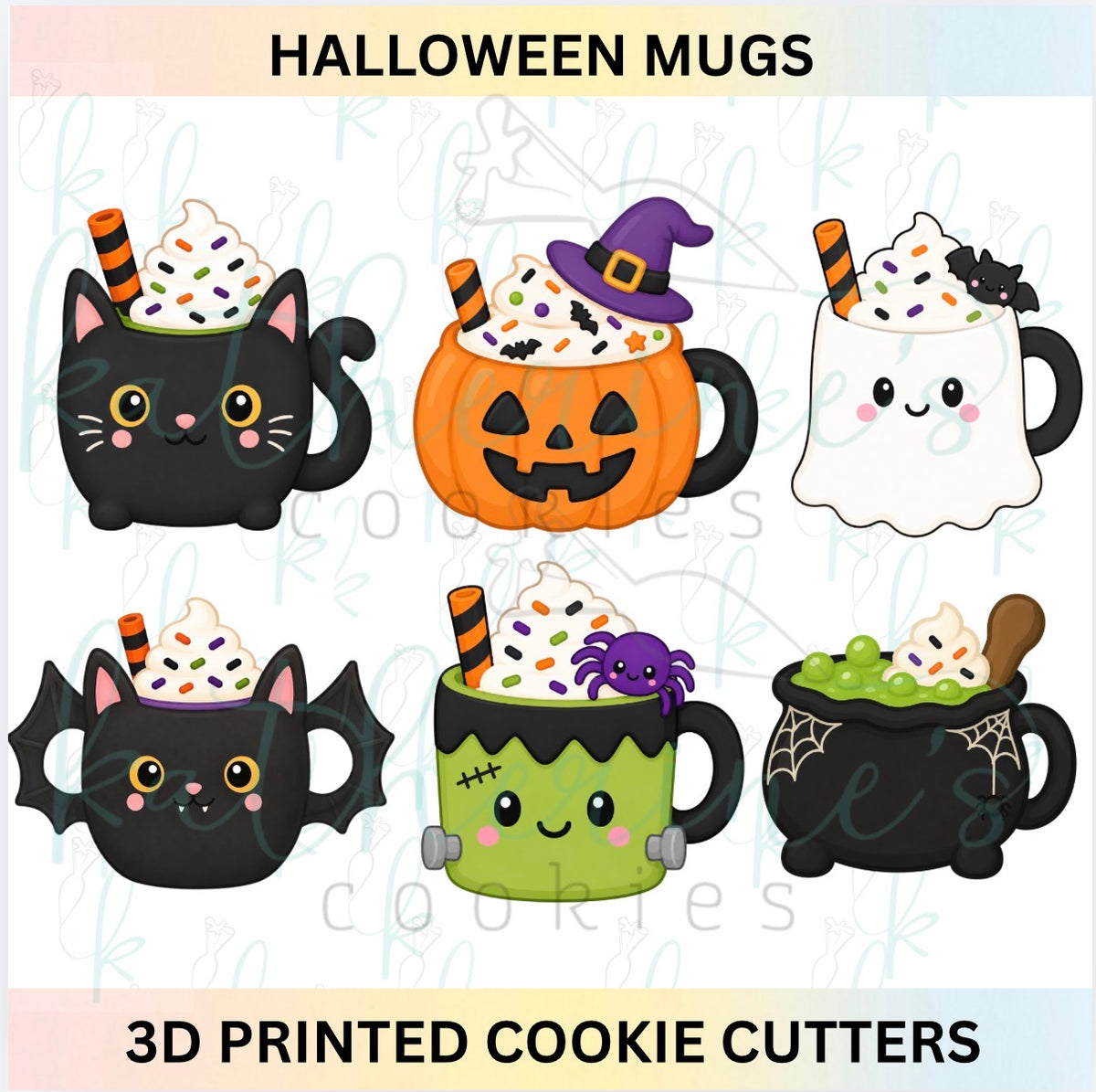 Halloween Mug 3D Printed Cookie Cutters
