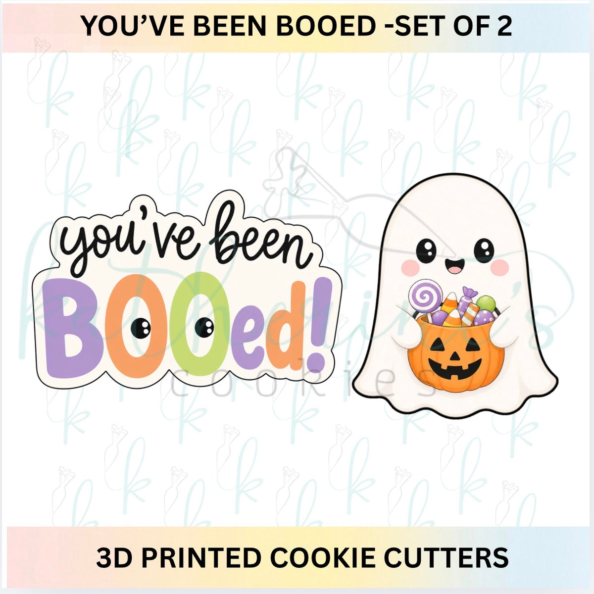 You’ve Been Booed - Set of 2 3D Printed Cookie Cutters