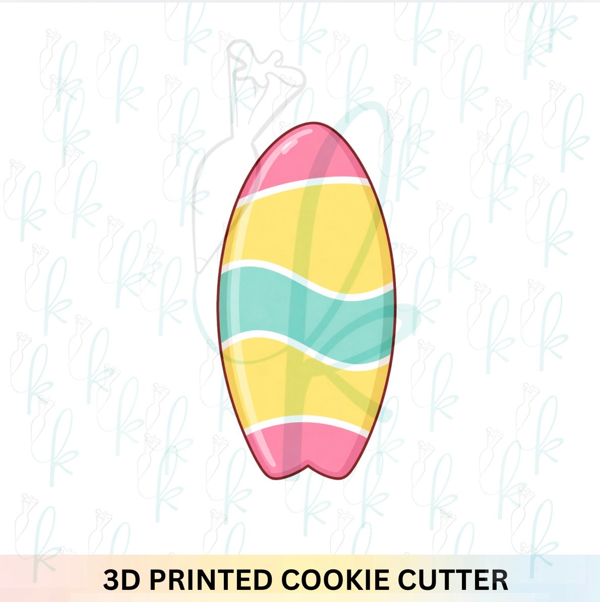 Surf Board Cookie Cutter