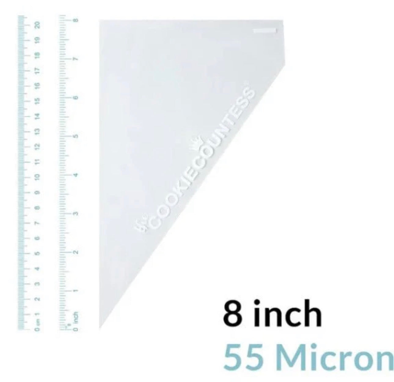 Tipless Piping Bags | Cookie Countess Tipless Royal Icing Decorating Bags | Multiple Sizes + Thicknesses | 100 Count