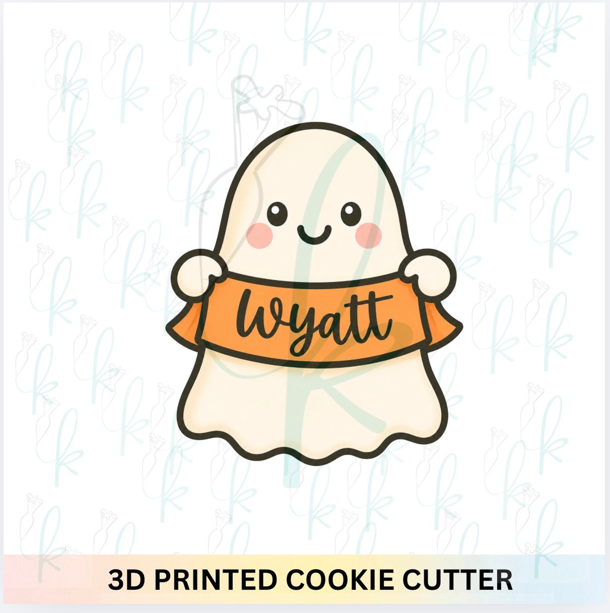 Ghost Banner Cookie Cutter