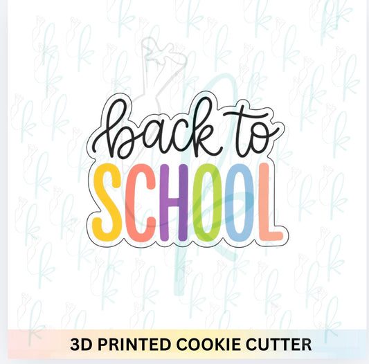 Back to School Cookie Cutter