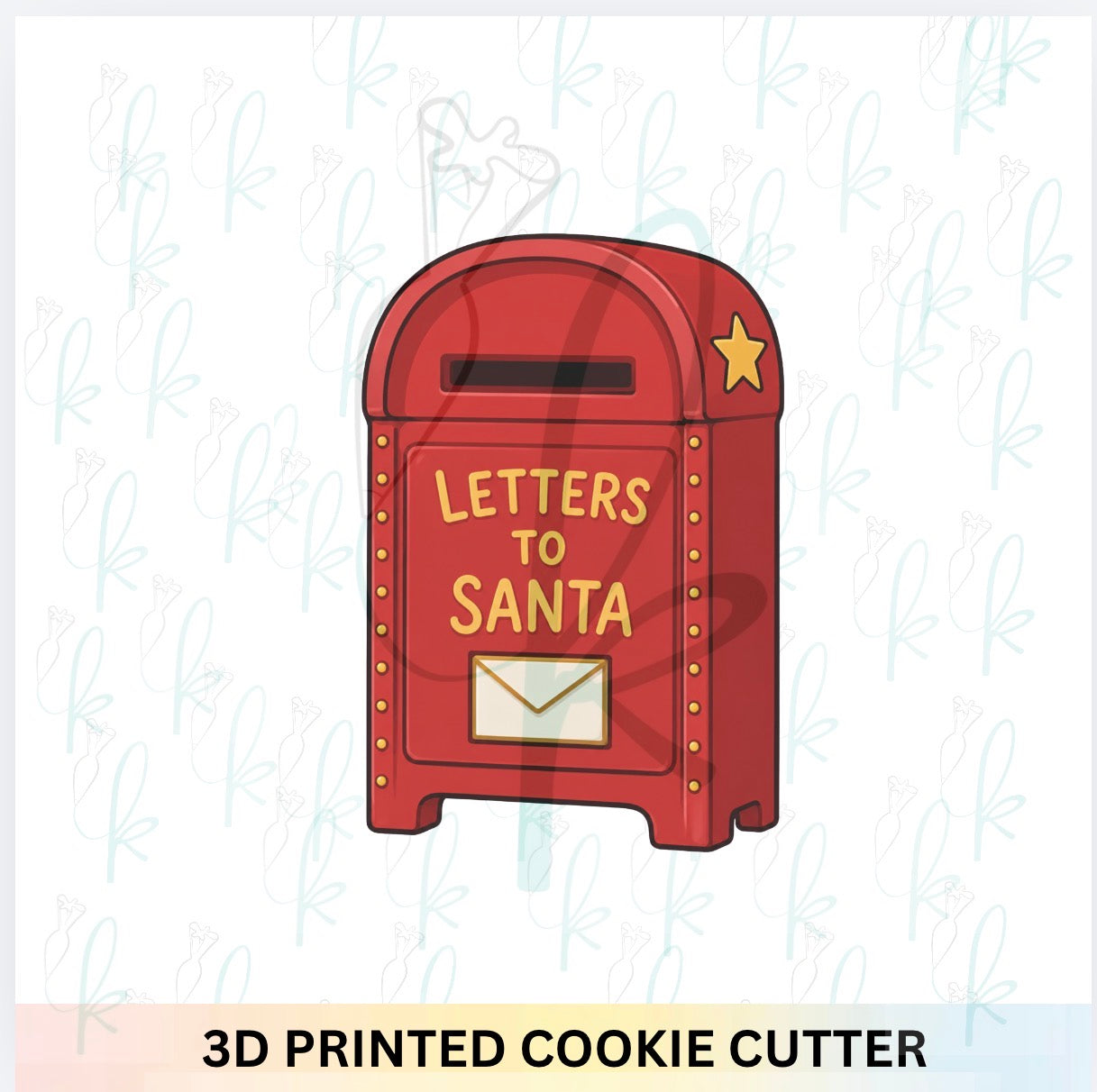 Santa Mailbox Cookie Cutter
