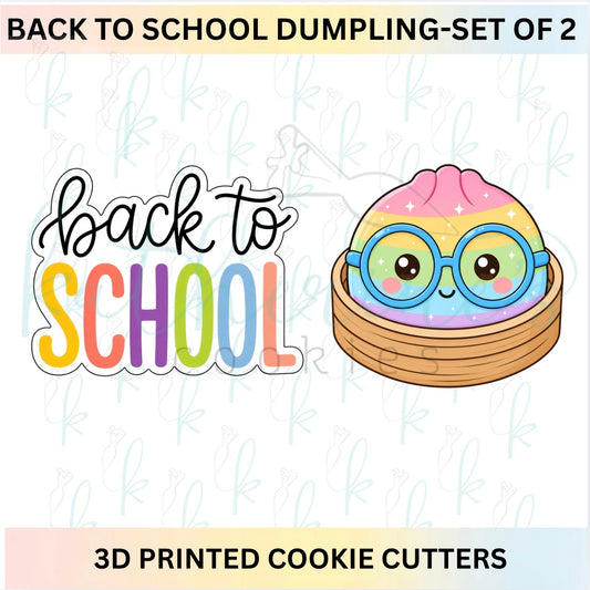 Back to School Dumpling Set of 2 Cookie Cutters