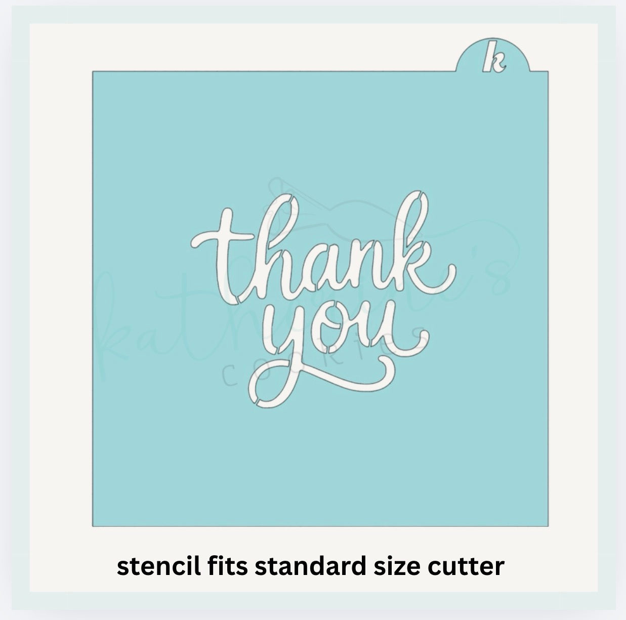 Thank You Cookie Cutter