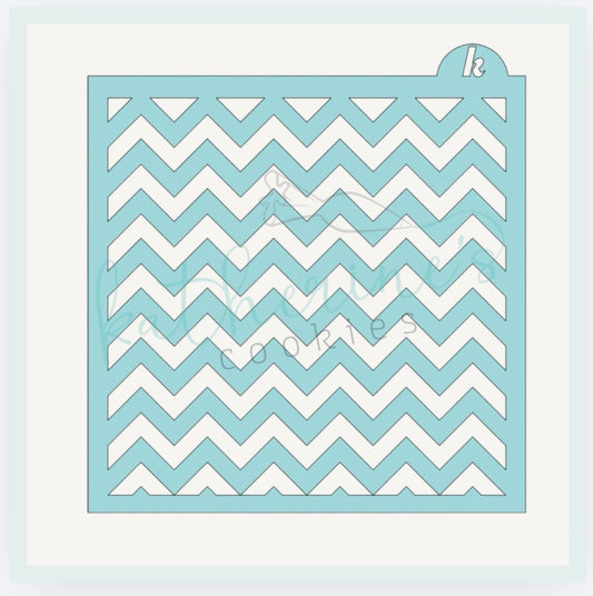 Chevron Cookie Stencil