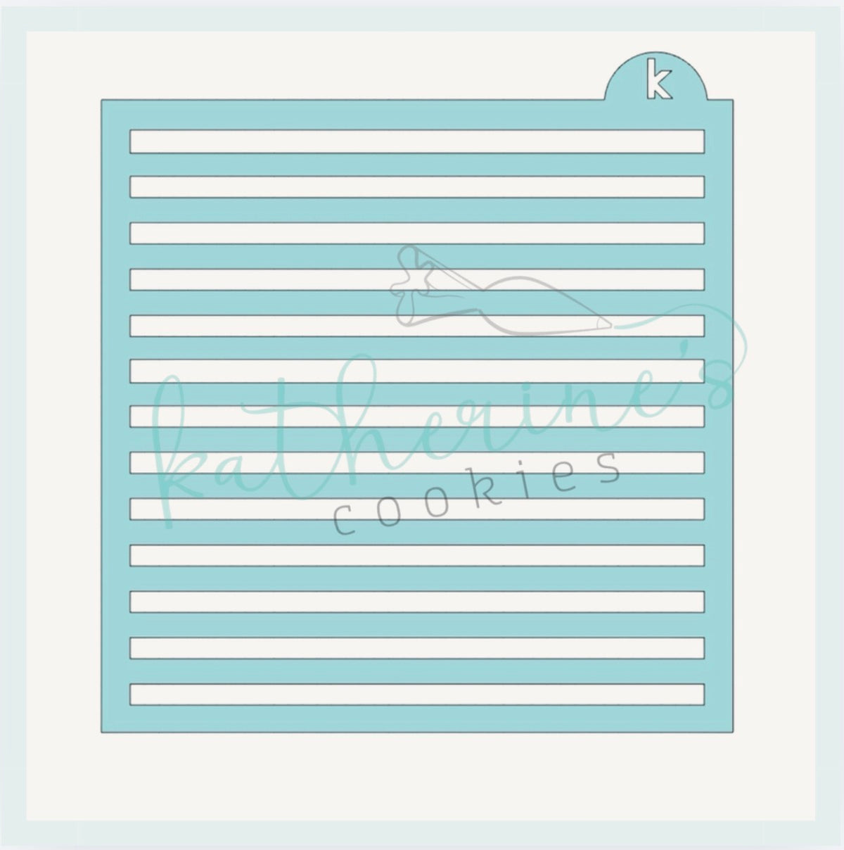 Stripes Cookie Stencil